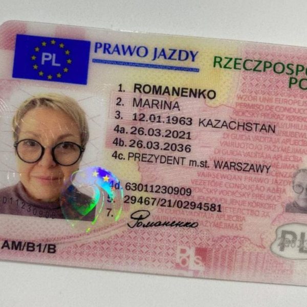 Buy registered Polish driver’s License